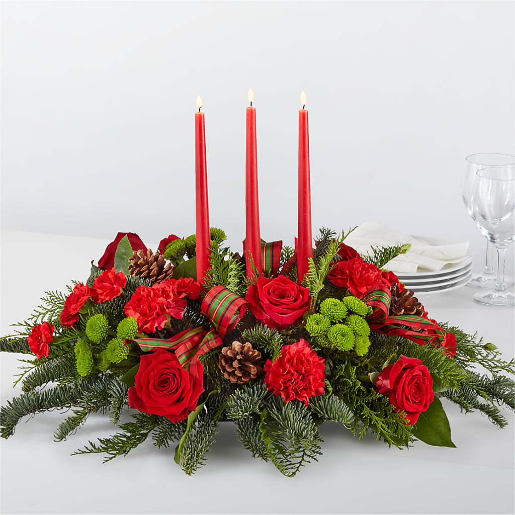 By the Candlelight Centerpiece – Bella Rose, Rialto CA