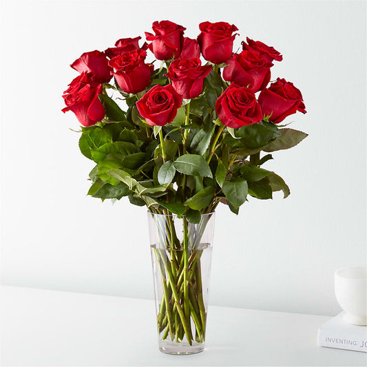 Long Stem Red Rose Bouquet – Bella Rose, Rialto CA