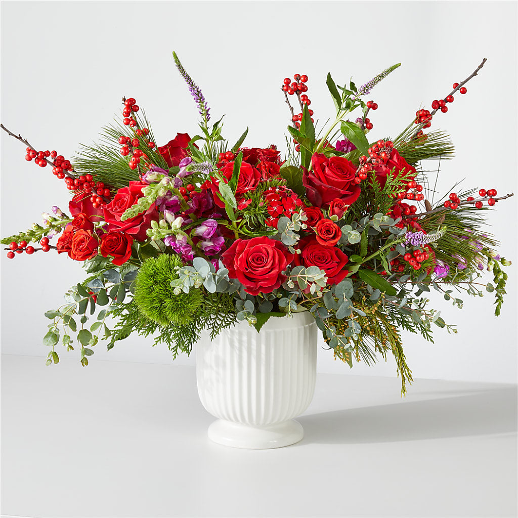 Big Red Bow Bouquet – Bella Rose, Rialto CA