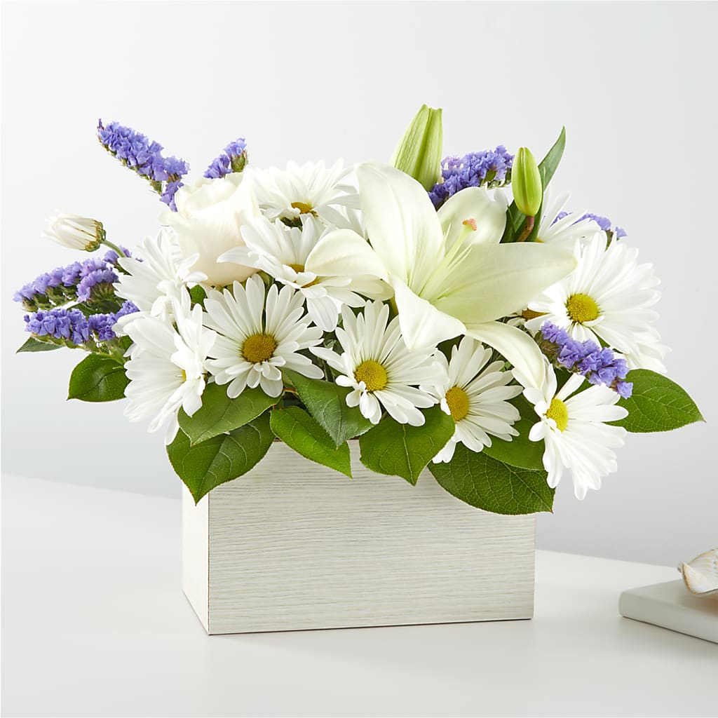 Beyond Blue Box Bouquet – Bella Rose, Rialto CA