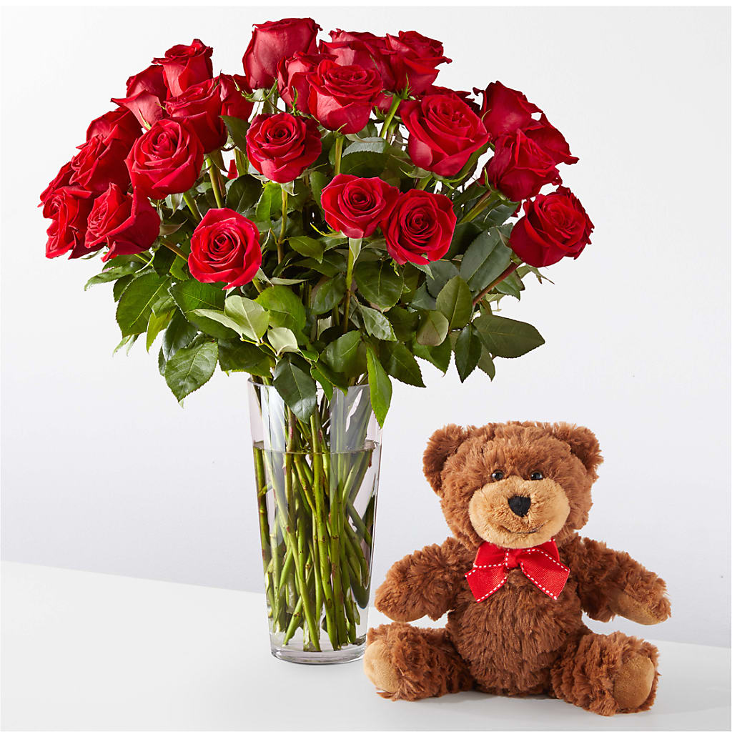 Romantic Long Stem Red Rose Bouquet Bundles – Bella Rose, Rialto CA