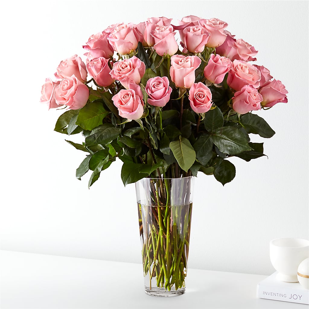 Long Stem Pink Rose Bouquet – Bella Rose, Rialto CA