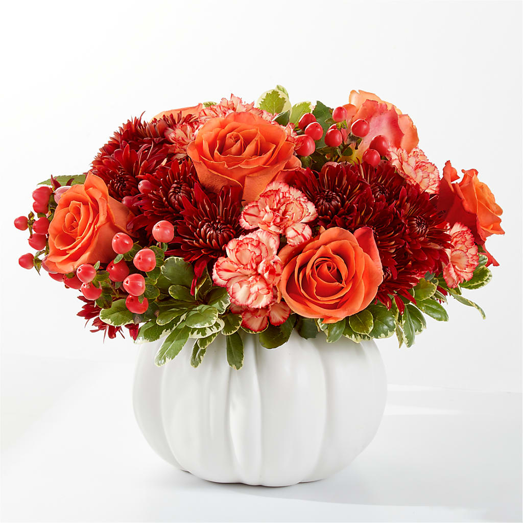 Autumn Air Pumpkin Bouquet – Bella Rose, Rialto CA