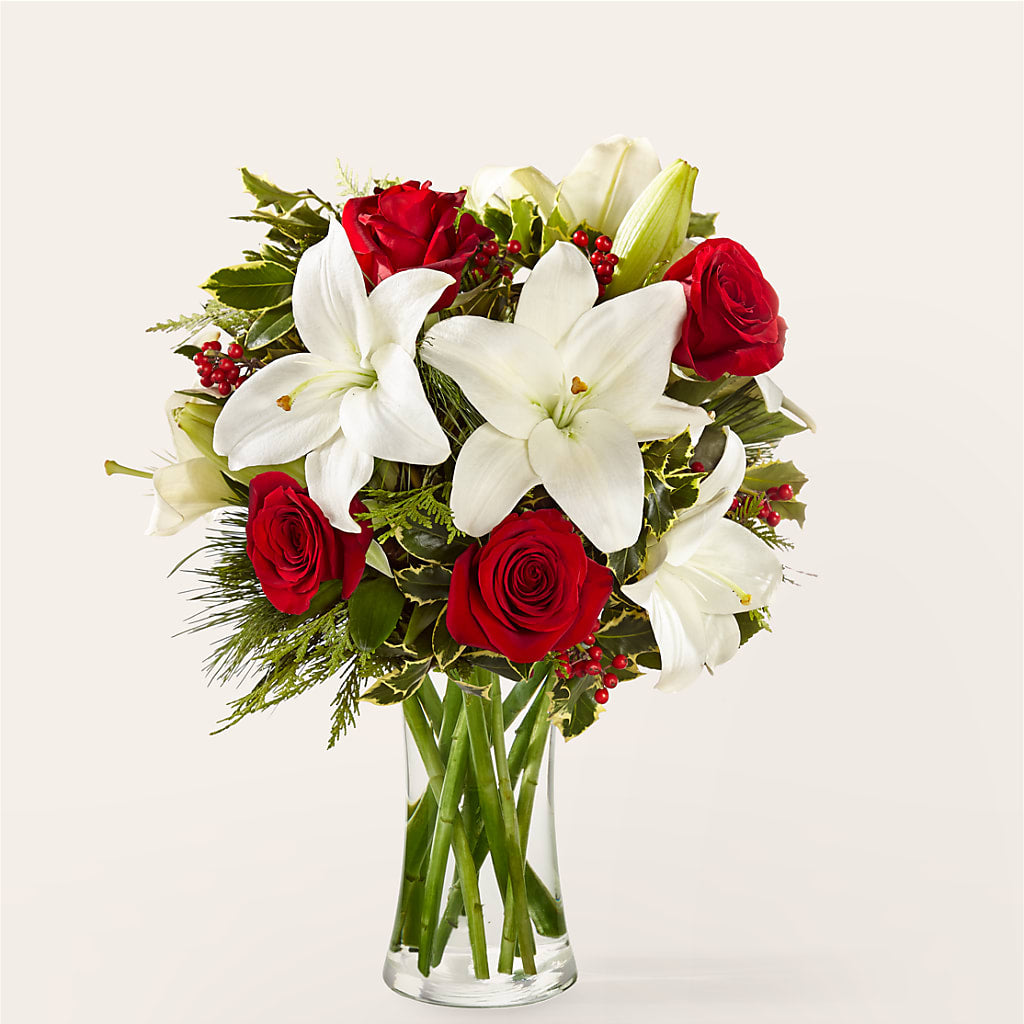 Sparkling Snowflakes Bouquet – Bella Rose, Rialto CA
