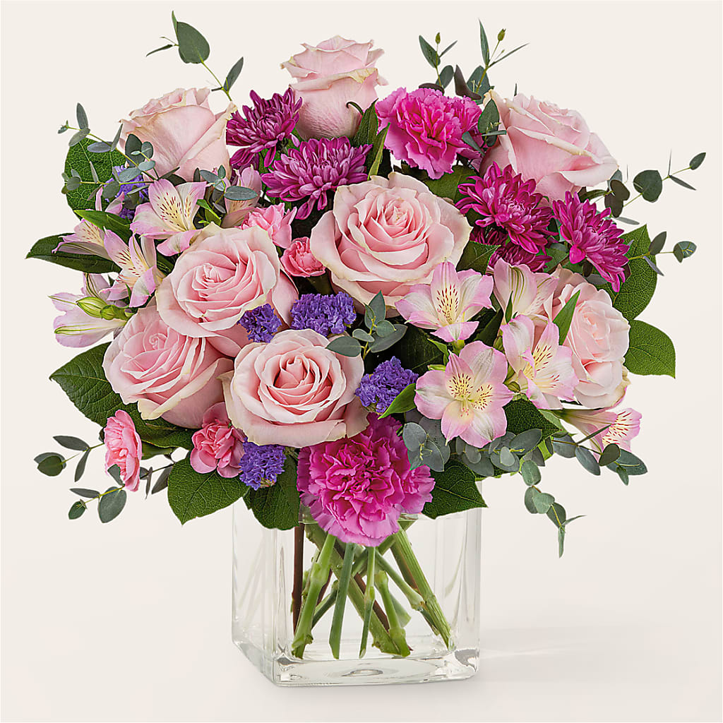 Rosy Radiance Bouquet – Bella Rose, Rialto CA