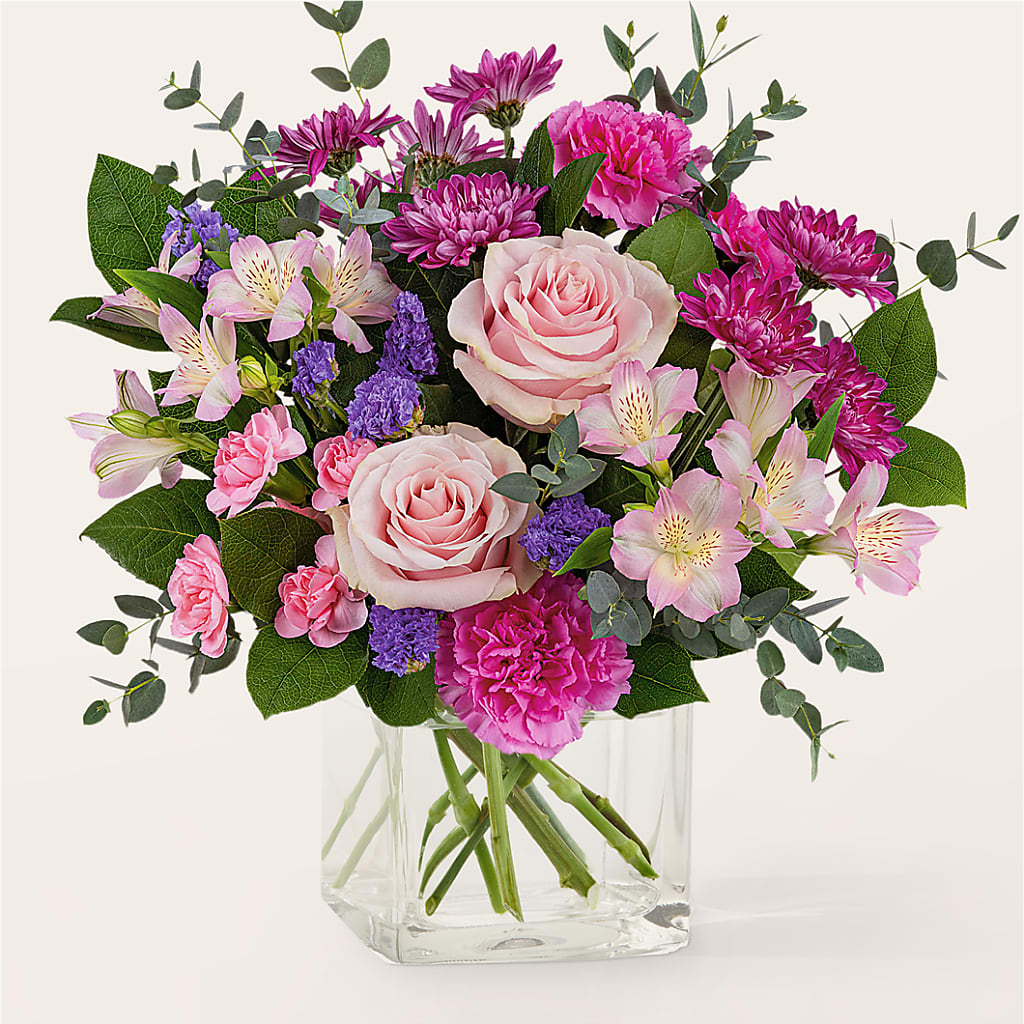 Rosy Radiance Bouquet – Bella Rose, Rialto CA