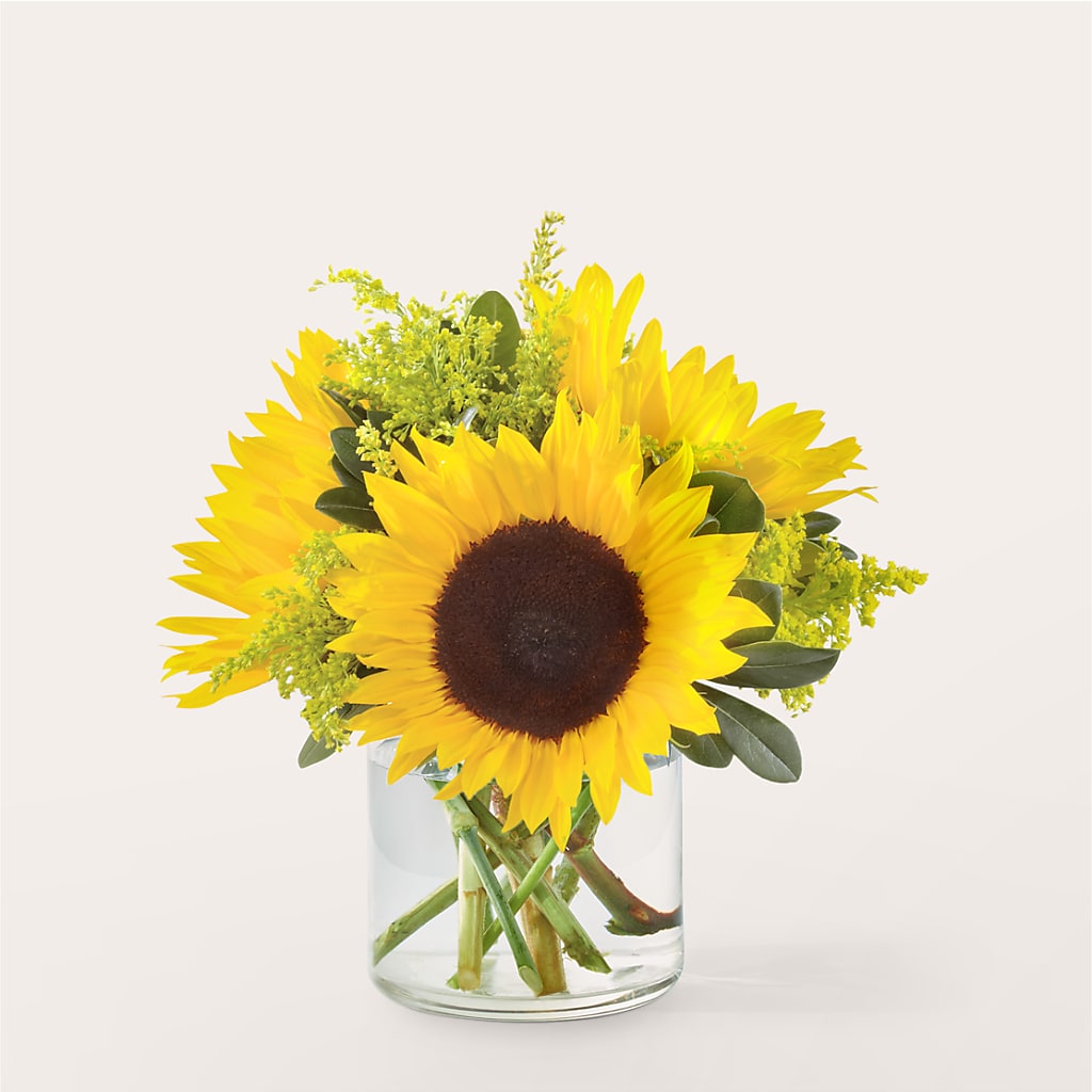 Beaming Sunflower Bouquet – Bella Rose, Rialto CA