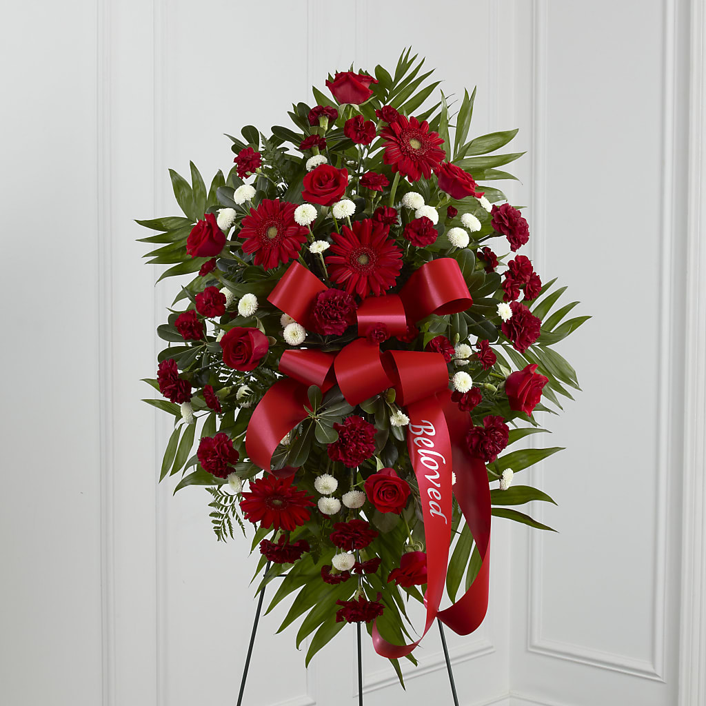 Treasured Memories Standing Spray – Bella Rose, Rialto CA