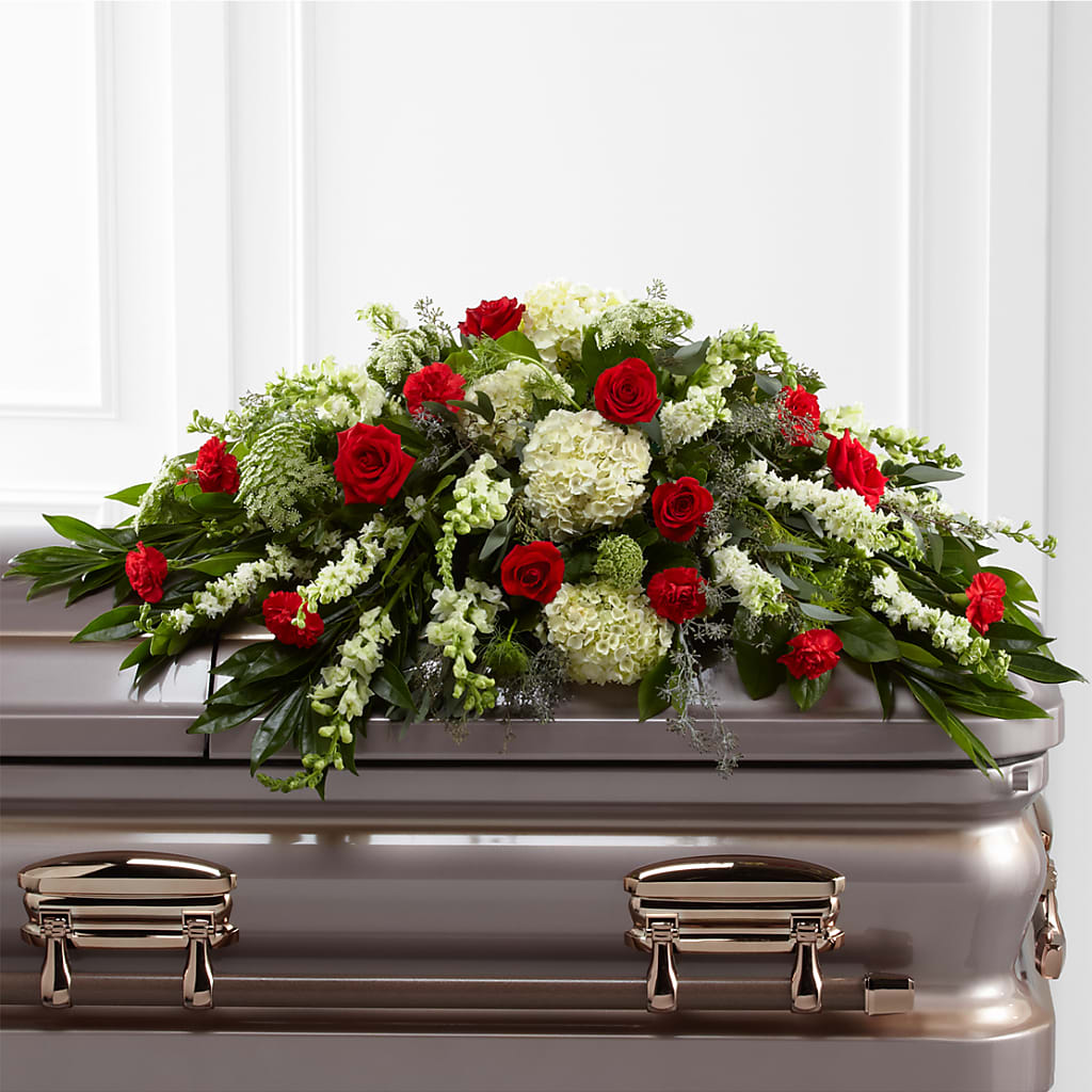 Sincerity Casket Spray – Bella Rose, Rialto CA