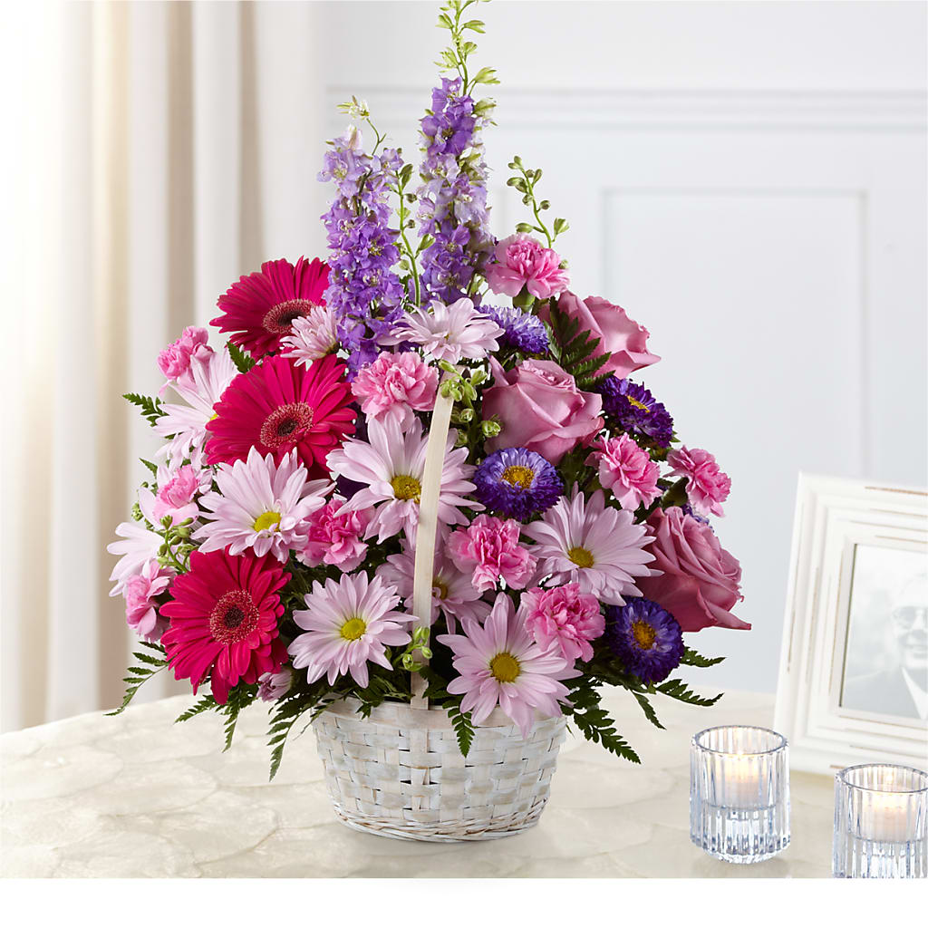 Pastel Peace Basket – Bella Rose, Rialto CA