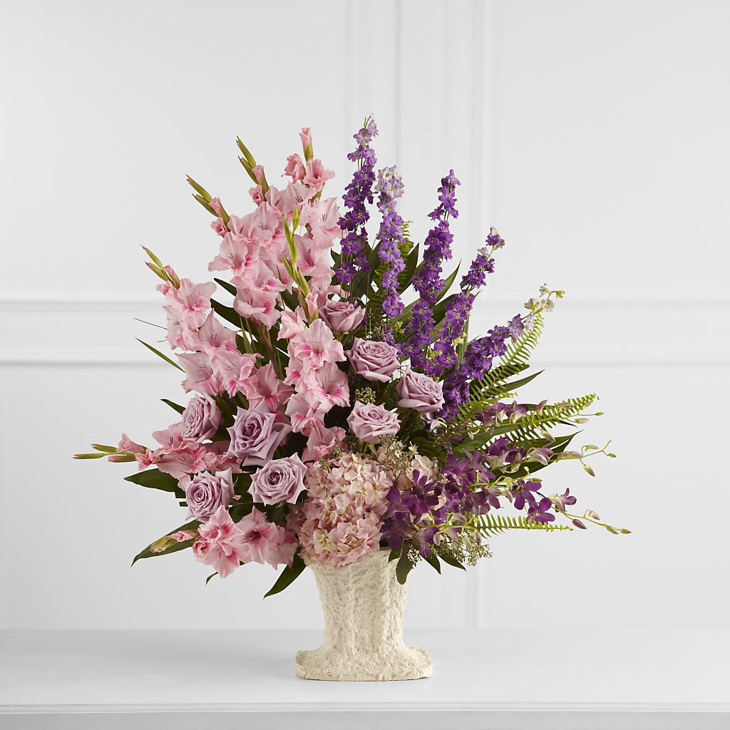 Flowing Garden Arrangement – Bella Rose, Rialto CA