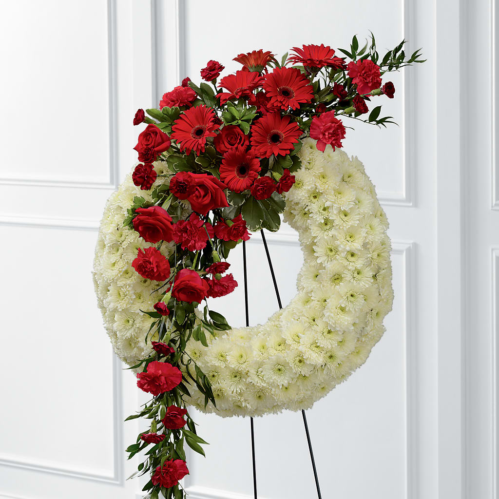 Graceful Tribute Wreath – Bella Rose, Rialto CA