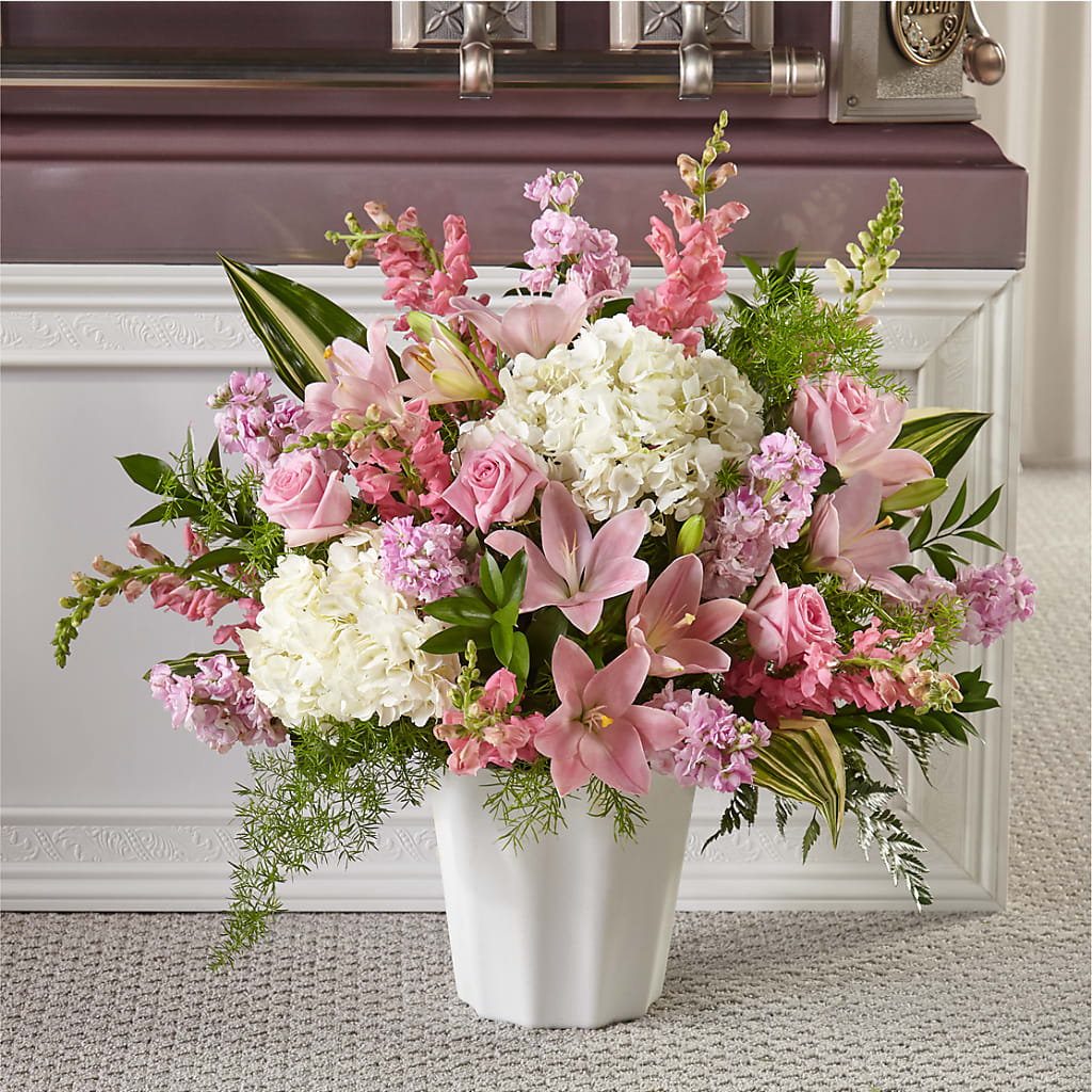 Simply Serene Floor Basket – Bella Rose, Rialto CA