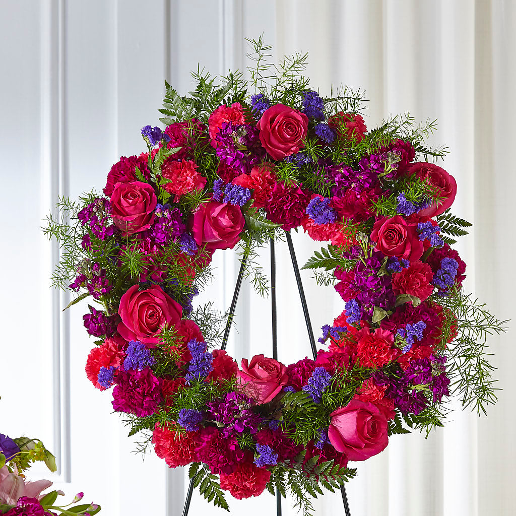 Calming Colors Wreath – Bella Rose, Rialto CA