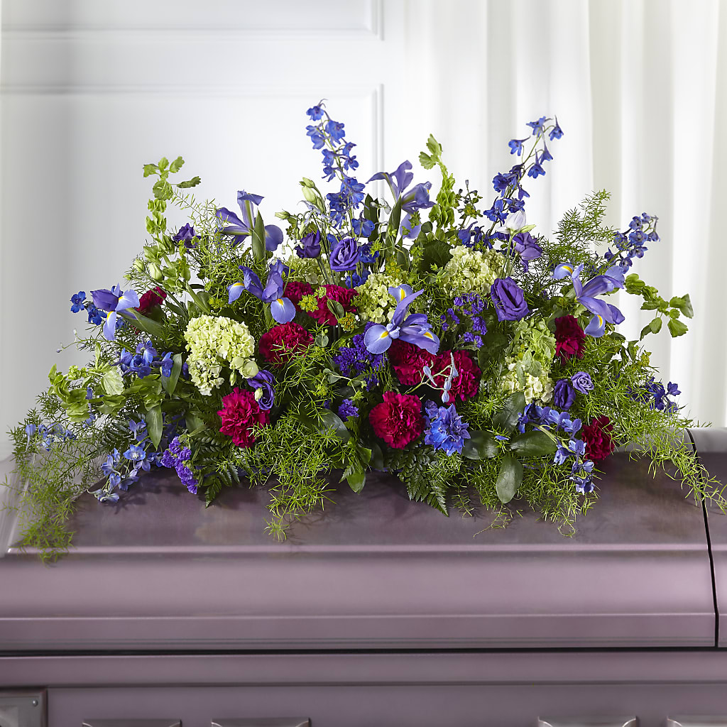 Always Treasured Casket Spray – Bella Rose, Rialto CA