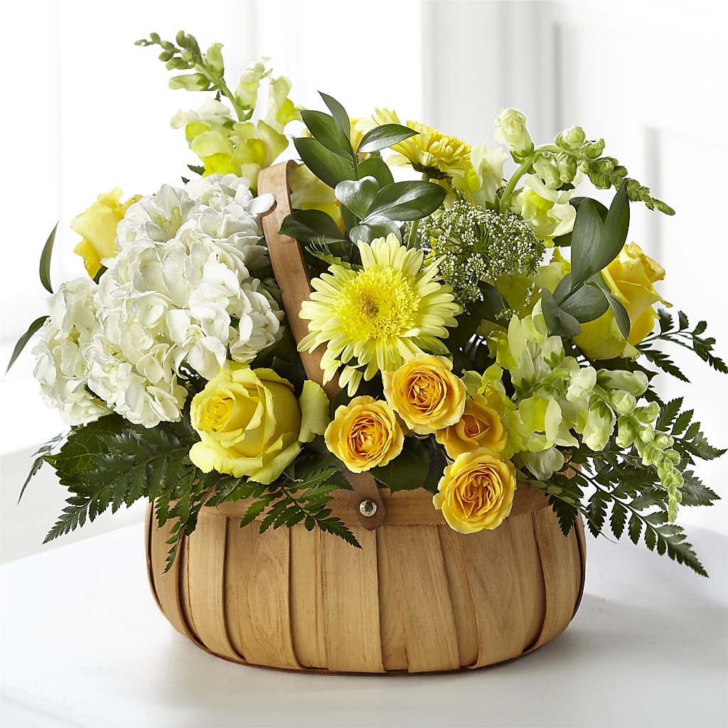 Rustic Remembrance Basket – Bella Rose, Rialto CA