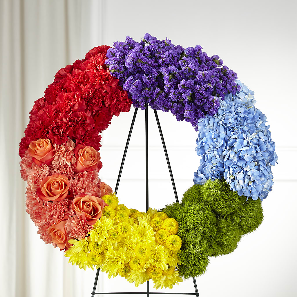 Circle of Love Wreath – Bella Rose, Rialto CA