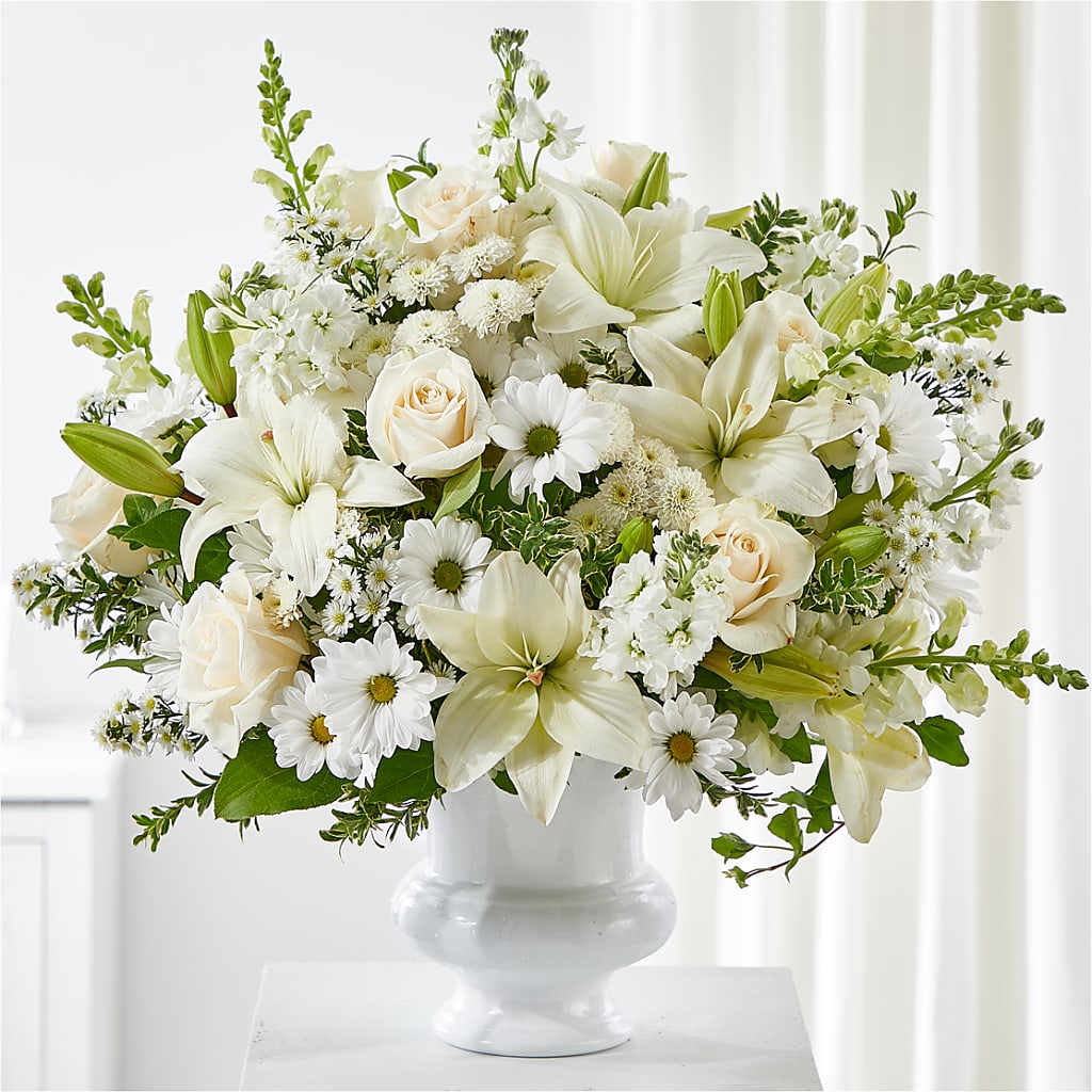Uplifting Urn Arrangement – Bella Rose, Rialto CA