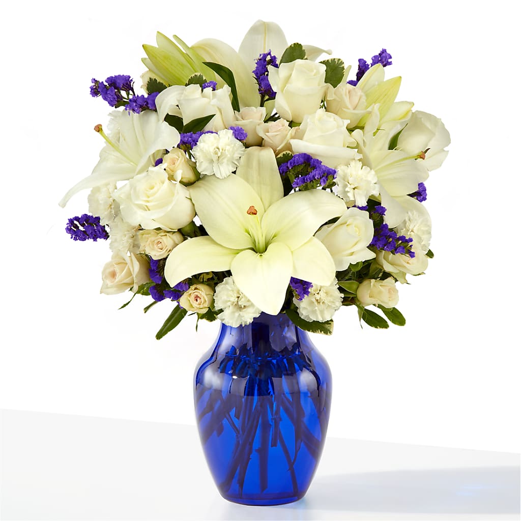 Sapphire Rush Bouquet – Bella Rose, Rialto CA