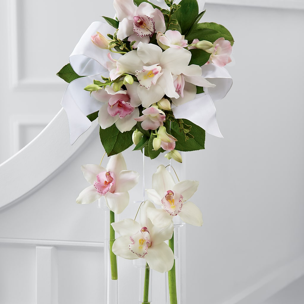 Perfect Entrance Pew Arrangement – Bella Rose, Rialto CA