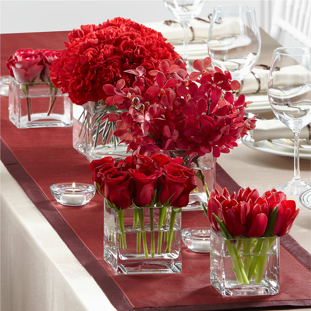 Modern Grace Centerpiece – Bella Rose, Rialto CA