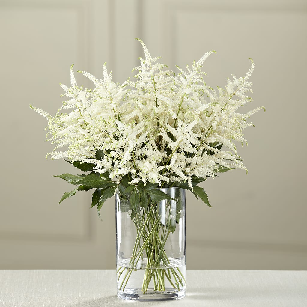 White Astilbe Bouquet – Bella Rose, Rialto CA