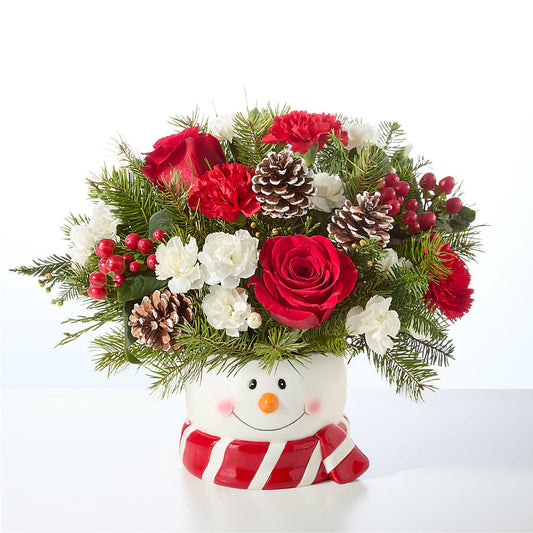 Jolly Snowman Bouquet –  Bella Rose, Rialto CA