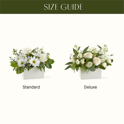 Fresh Linen Box Bouquet –  Bella Rose, Rialto CA