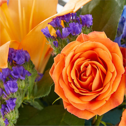 Radiant Citrus Box Bouquet –  Bella Rose, Rialto CA