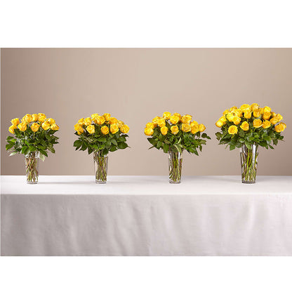 Long Stem Yellow Rose Bouquet –  Bella Rose, Rialto CA