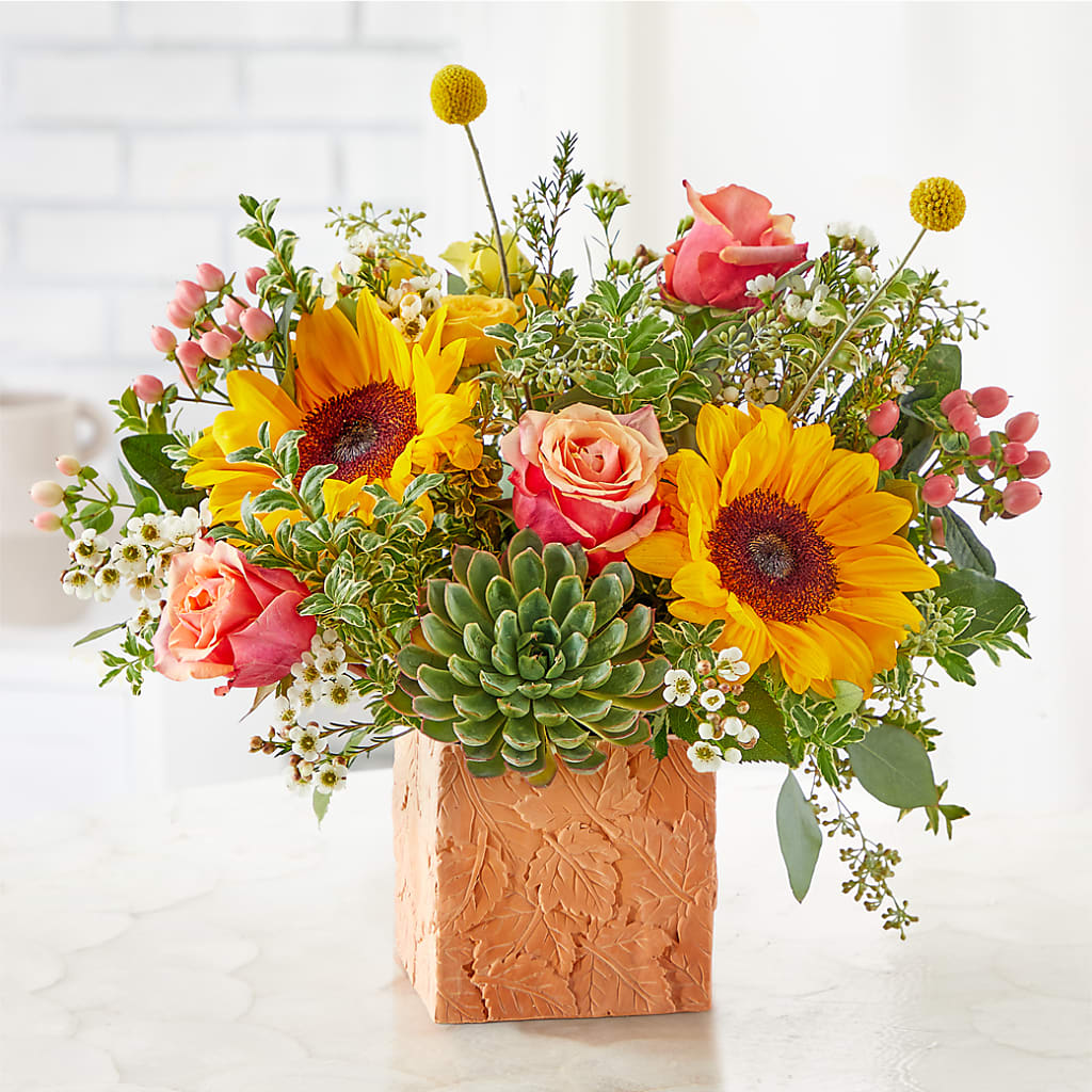 Sunflower Season Bouquet –  Bella Rose, Rialto CA