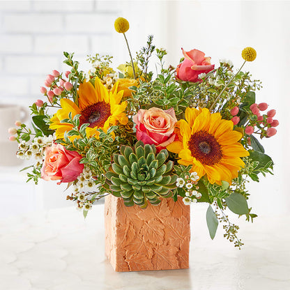 Sunflower Season Bouquet –  Bella Rose, Rialto CA