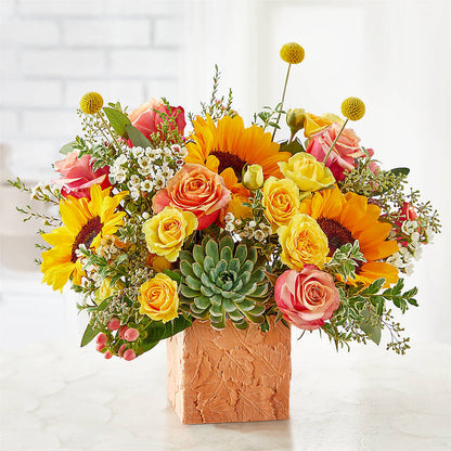 Sunflower Season Bouquet –  Bella Rose, Rialto CA