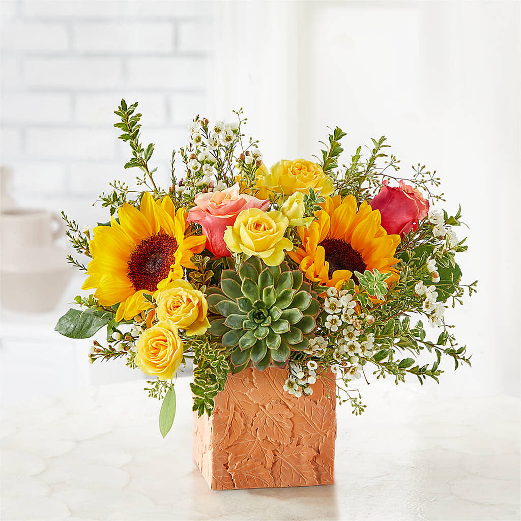 Sunflower Season Bouquet –  Bella Rose, Rialto CA