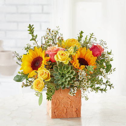 Sunflower Season Bouquet –  Bella Rose, Rialto CA