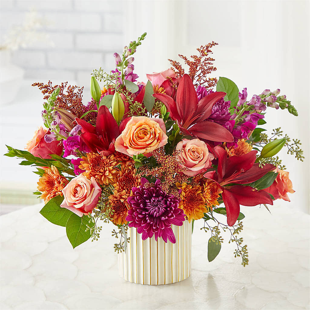 Burgundy Landscape Bouquet –  Bella Rose, Rialto CA