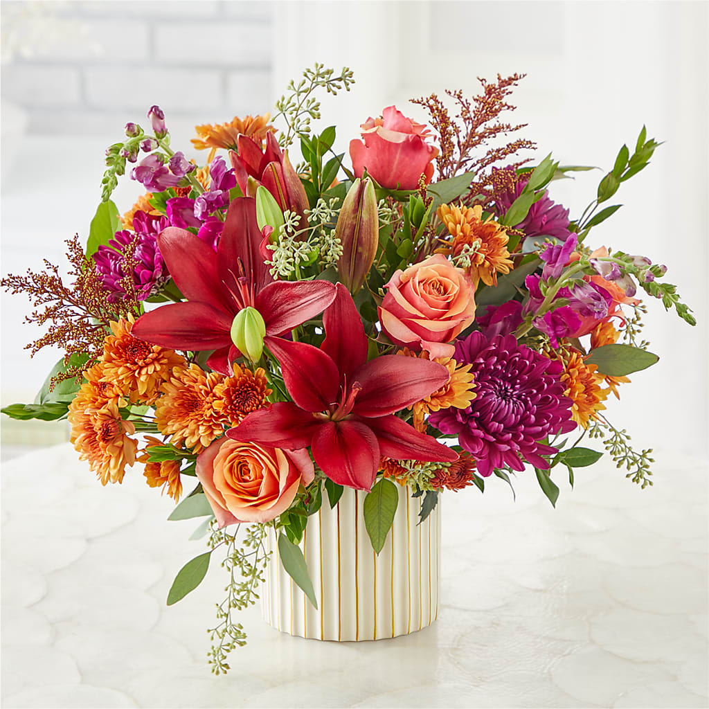 Burgundy Landscape Bouquet –  Bella Rose, Rialto CA