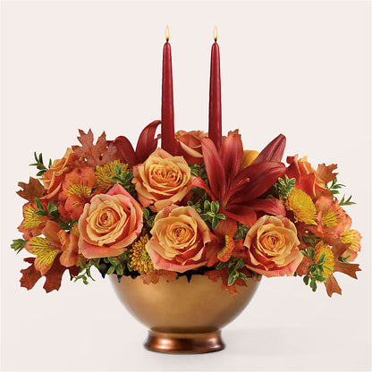 Harvest Table Centerpiece –  Bella Rose, Rialto CA