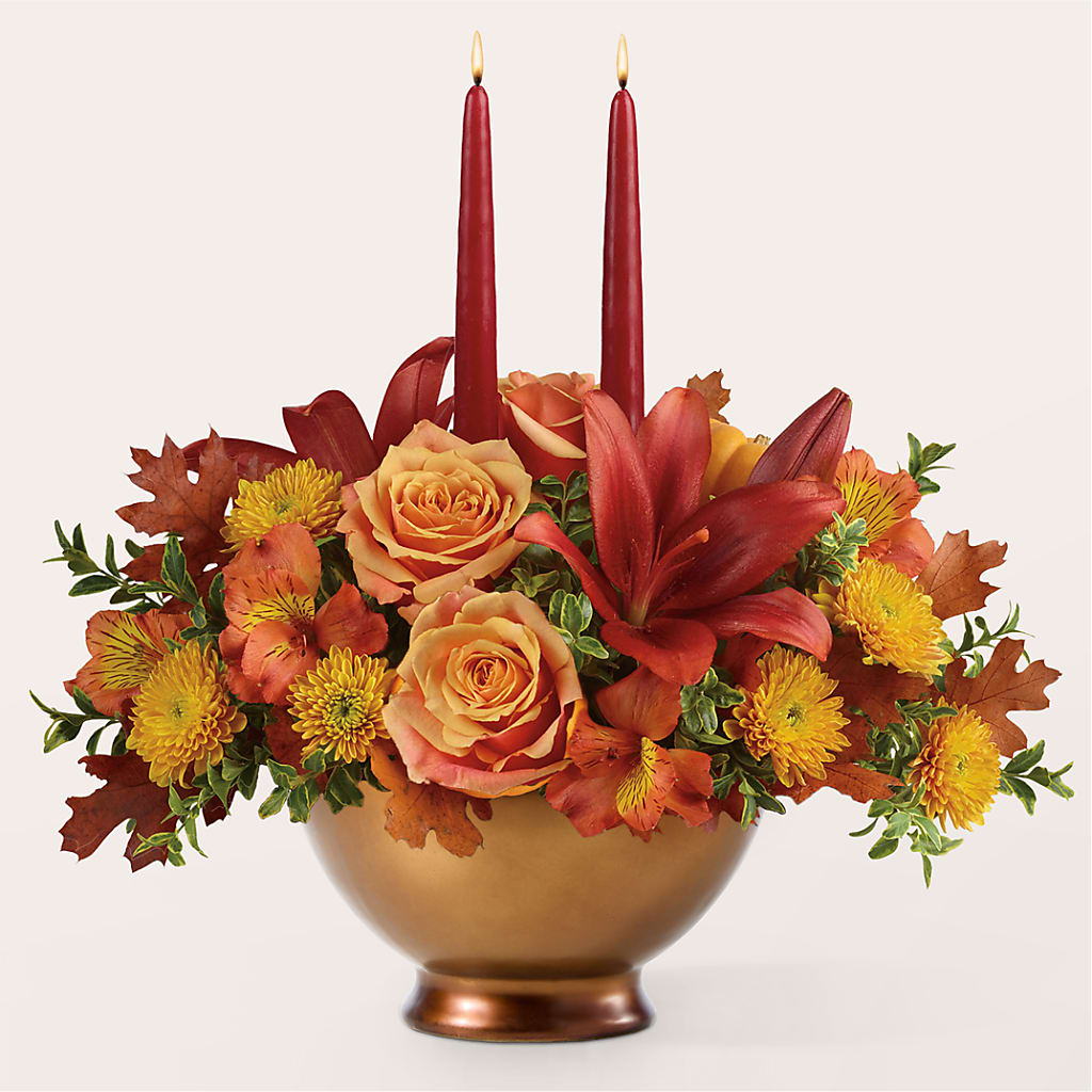 Harvest Table Centerpiece –  Bella Rose, Rialto CA