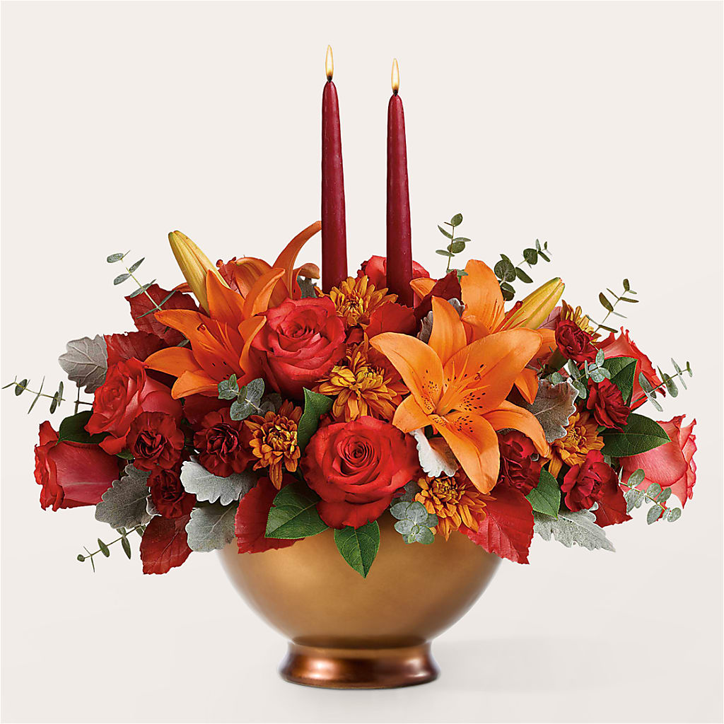 Fruits of Fall Centerpiece –  Bella Rose, Rialto CA