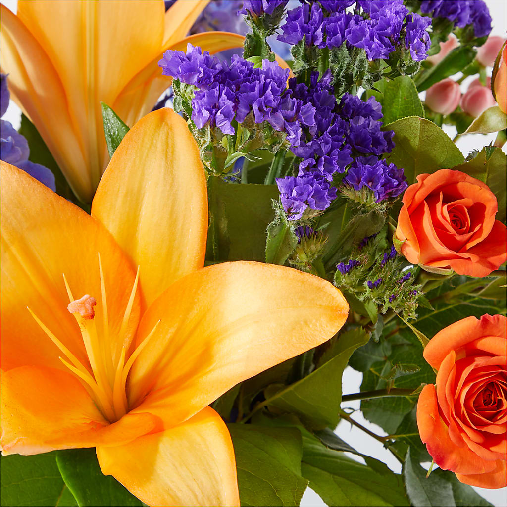 Radiant Citrus Bouquet –  Bella Rose, Rialto CA