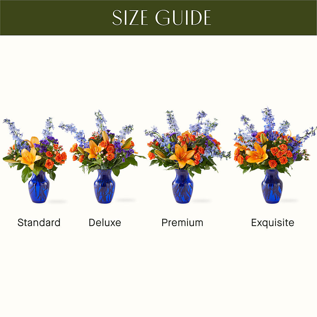 Radiant Citrus Bouquet –  Bella Rose, Rialto CA