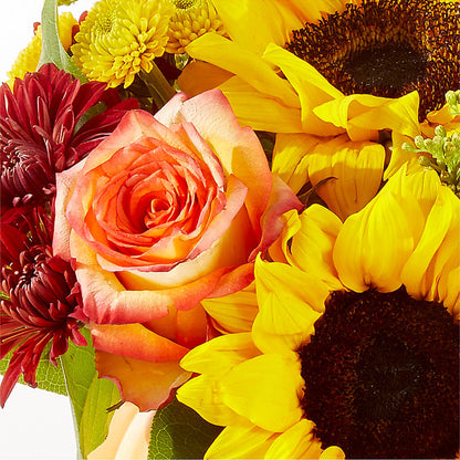 Golden Gourd Pumpkin Bouquet –  Bella Rose, Rialto CA