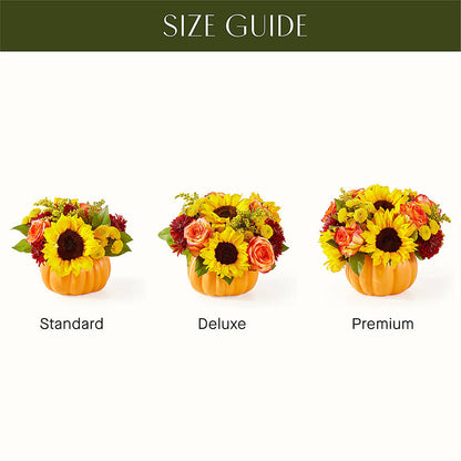 Golden Gourd Pumpkin Bouquet –  Bella Rose, Rialto CA