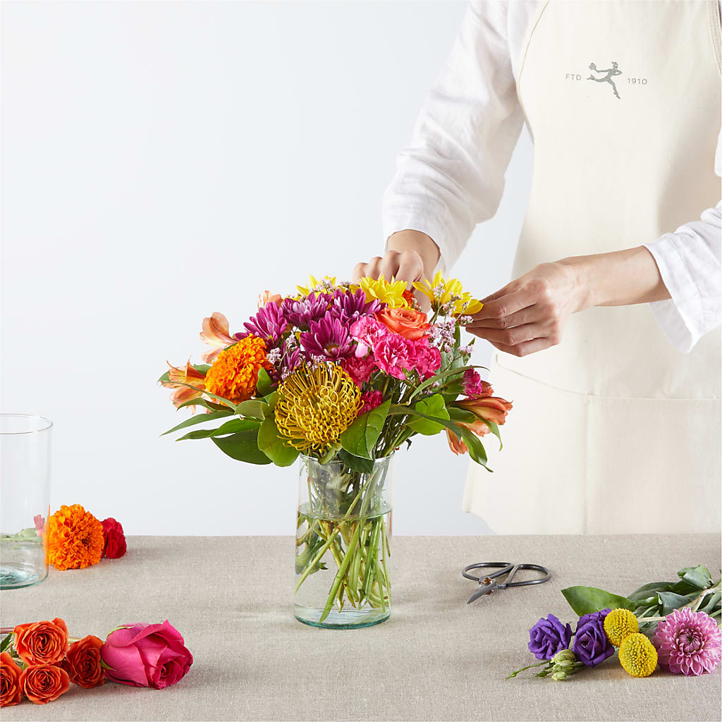 Feast of Color – A Florist Original –  Bella Rose, Rialto CA