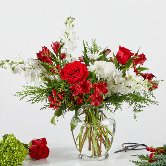 Merry Moment Bouquet – A Florist Original –  Bella Rose, Rialto CA