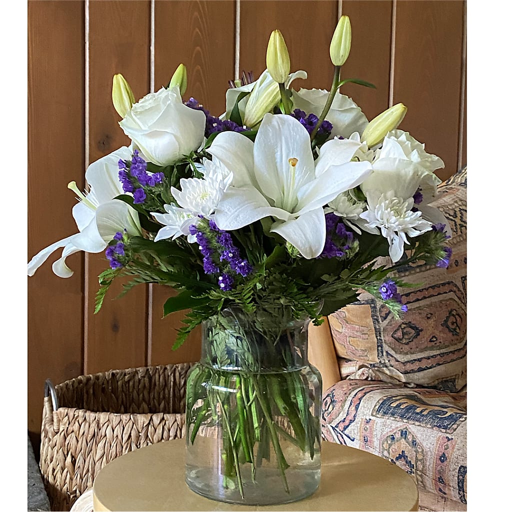 Beyond Blue Bouquet –  Bella Rose, Rialto CA