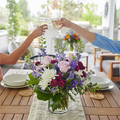 Violet Frost Bouquet –  Bella Rose, Rialto CA