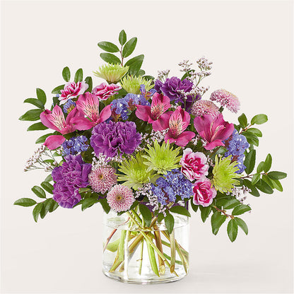 Glass Half Full Bouquet –  Bella Rose, Rialto CA