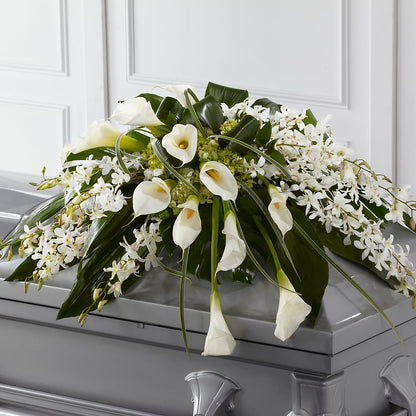 Angel Wings Casket Spray –  Bella Rose, Rialto CA